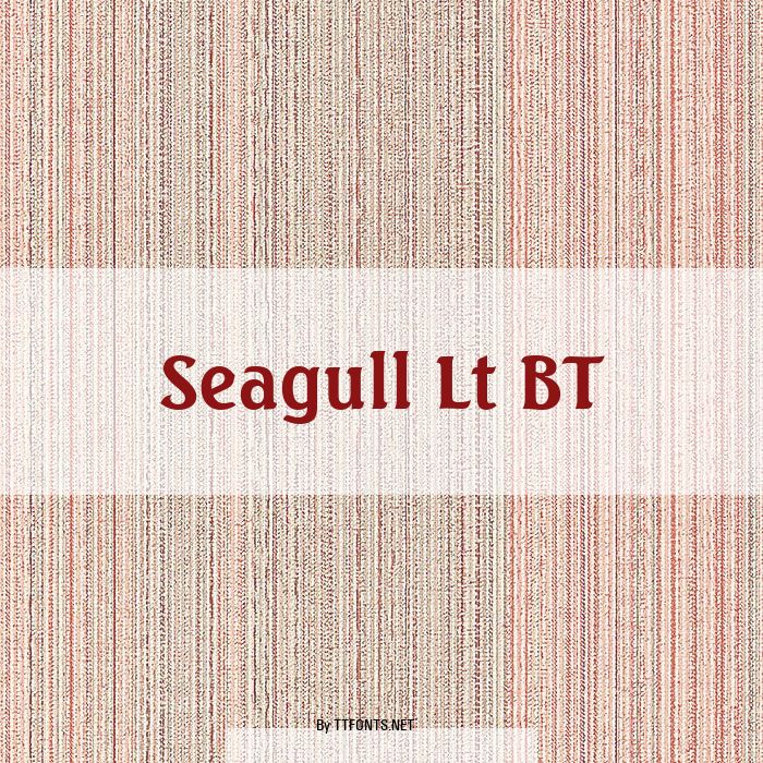 Seagull Lt BT example