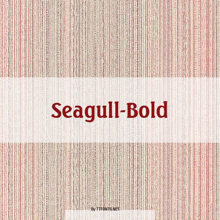 Seagull-Bold example