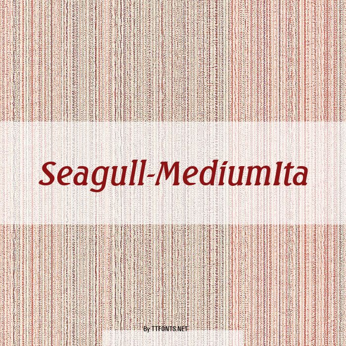 Seagull-MediumIta example