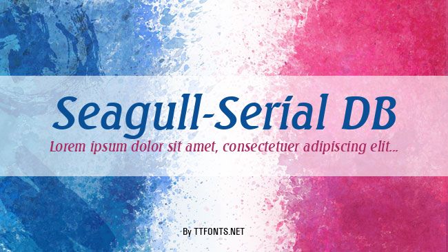 Seagull-Serial DB example