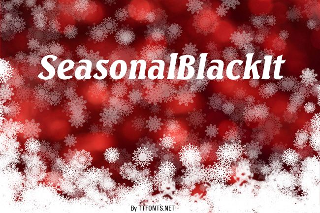 SeasonalBlackIt example