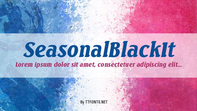 SeasonalBlackIt example