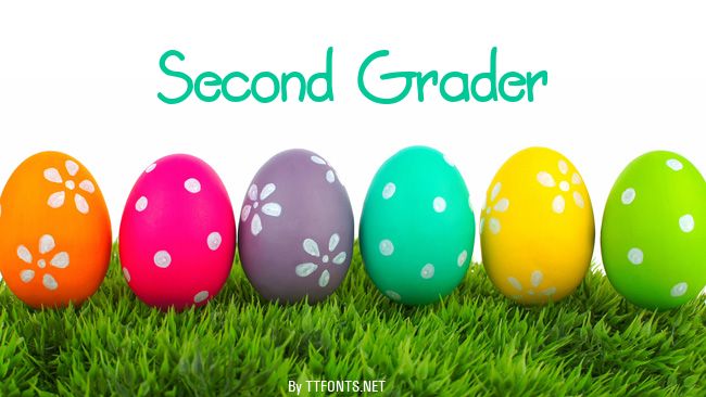 Second Grader example