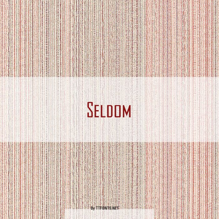 Seldom example