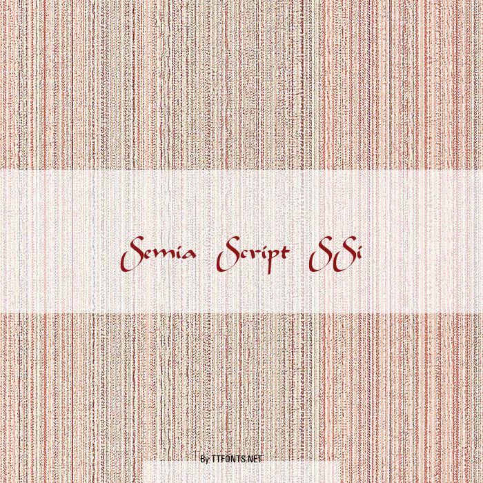 Semia Script SSi example