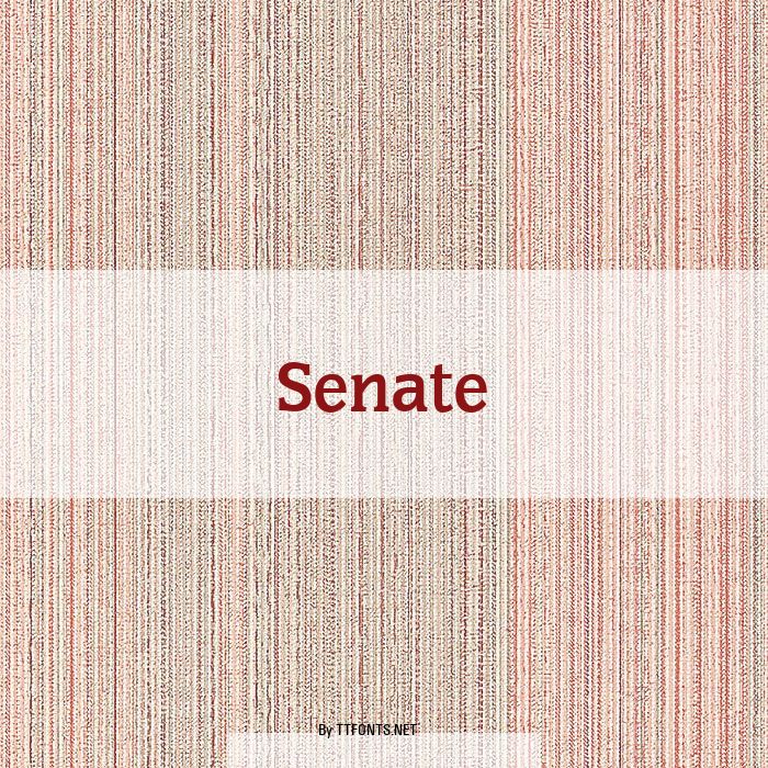 Senate example