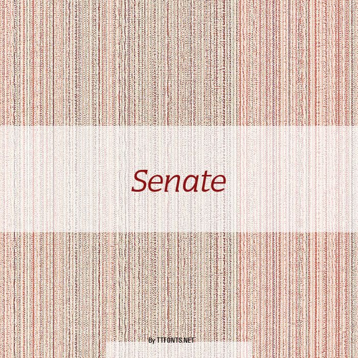 Senate example