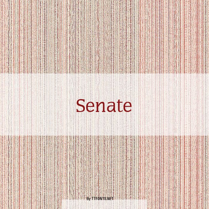 Senate example