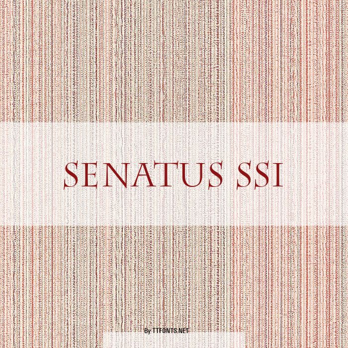 Senatus SSi example