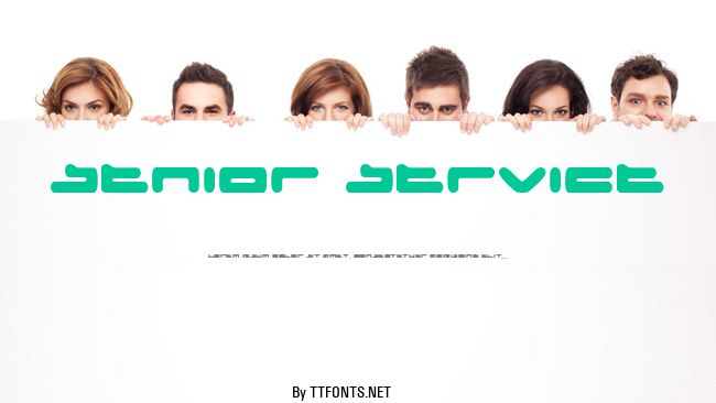 Senior Service example