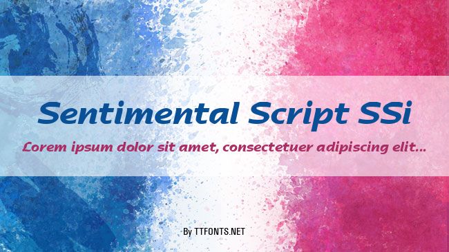 Sentimental Script SSi example