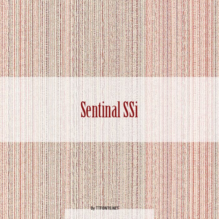 Sentinal SSi example