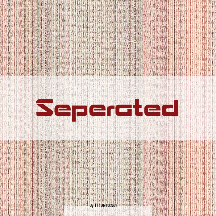 Seperated example