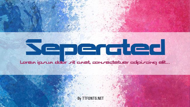 Seperated example