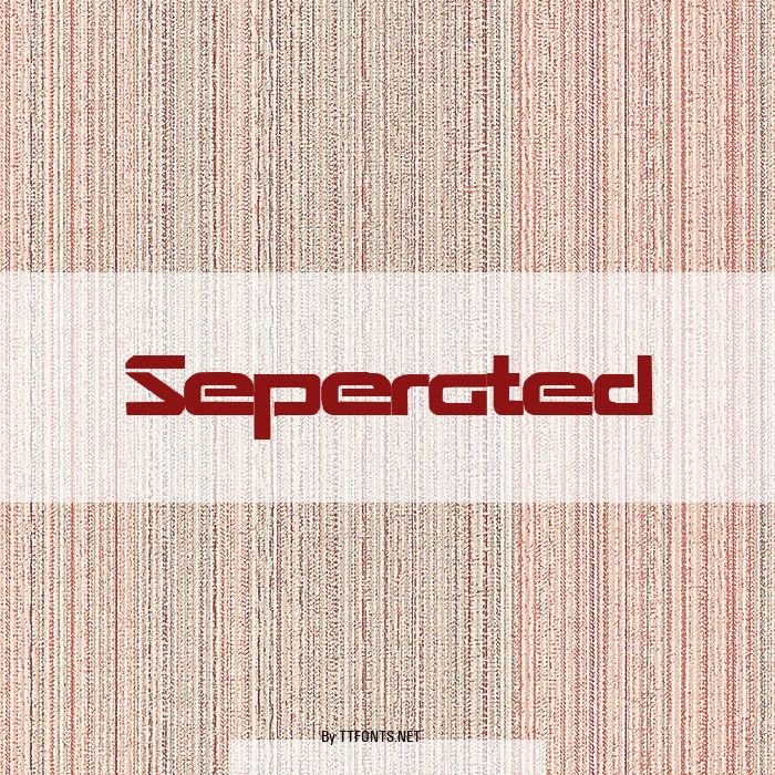Seperated example