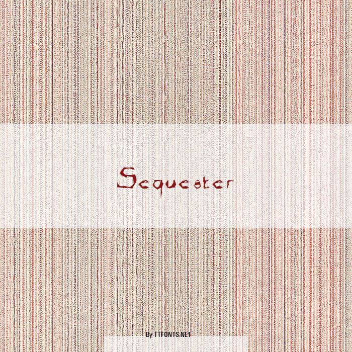 Sequester example
