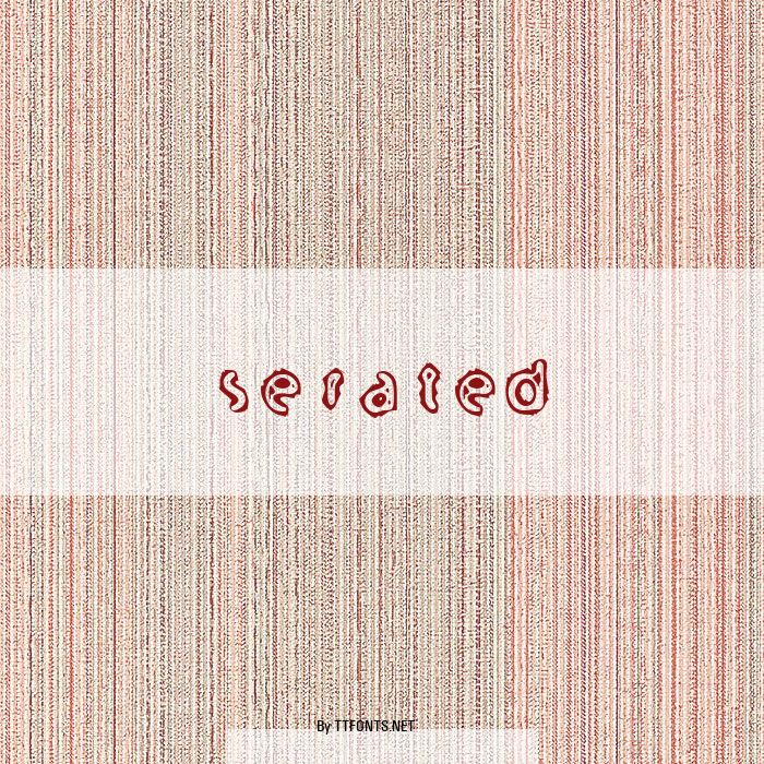 serated example