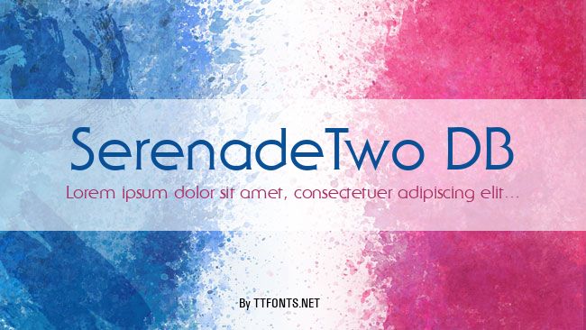 SerenadeTwo DB example