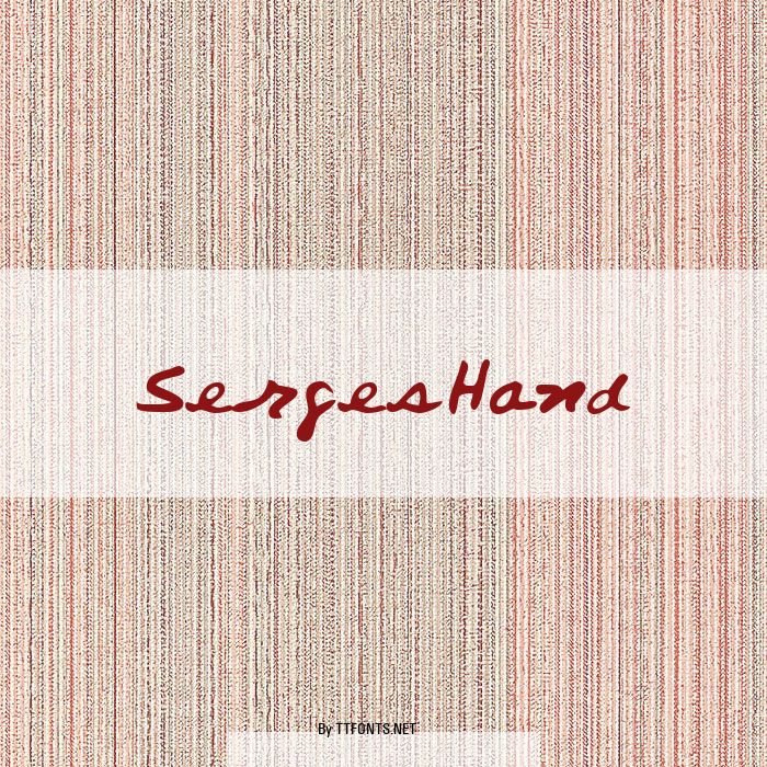 SergesHand example