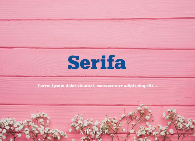 Serifa example