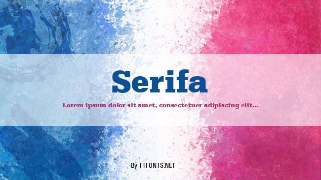 Serifa example
