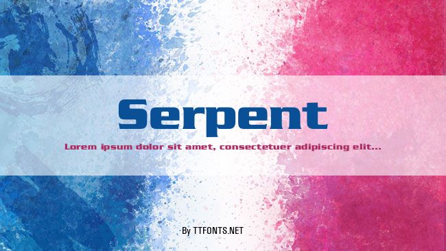 Serpent example