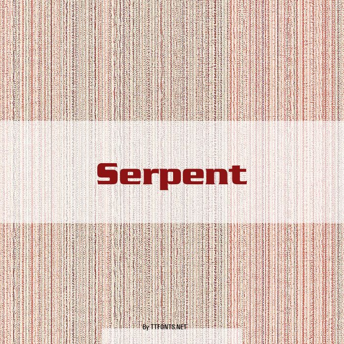 Serpent example