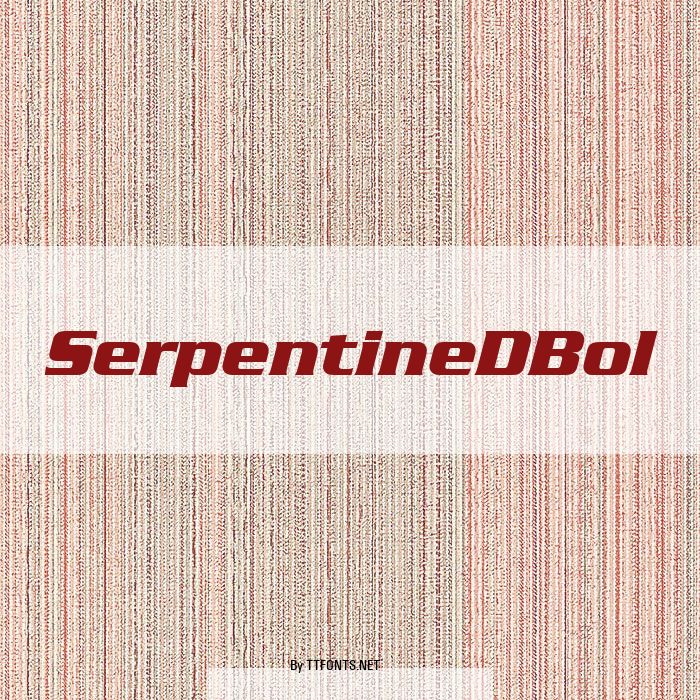 SerpentineDBol example
