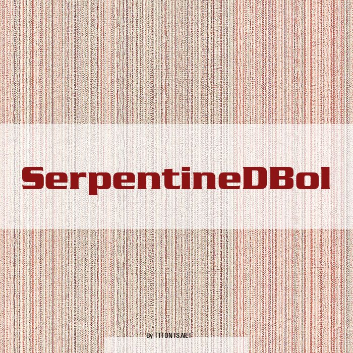 SerpentineDBol example