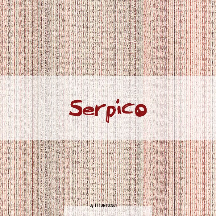 Serpico example