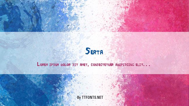 Serta example