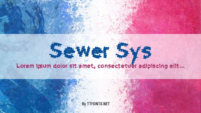 Sewer Sys example