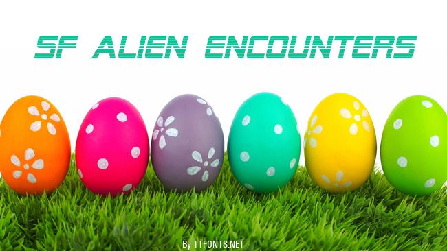 SF Alien Encounters example