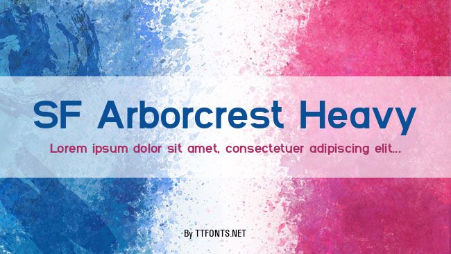 SF Arborcrest Heavy example