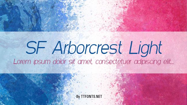 SF Arborcrest Light example