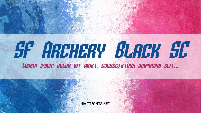 SF Archery Black SC example