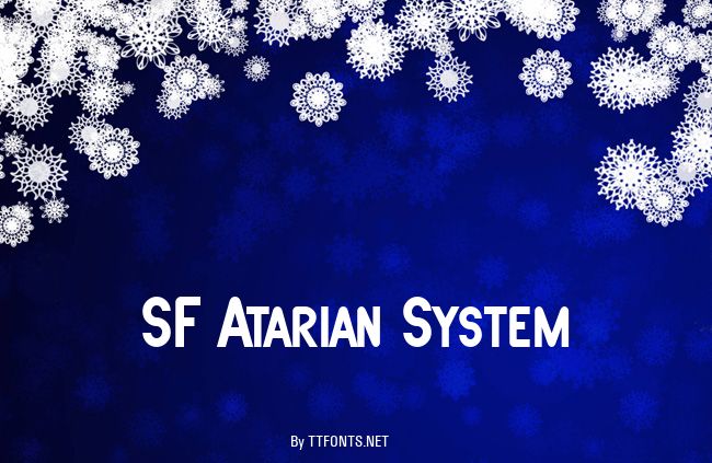 SF Atarian System example