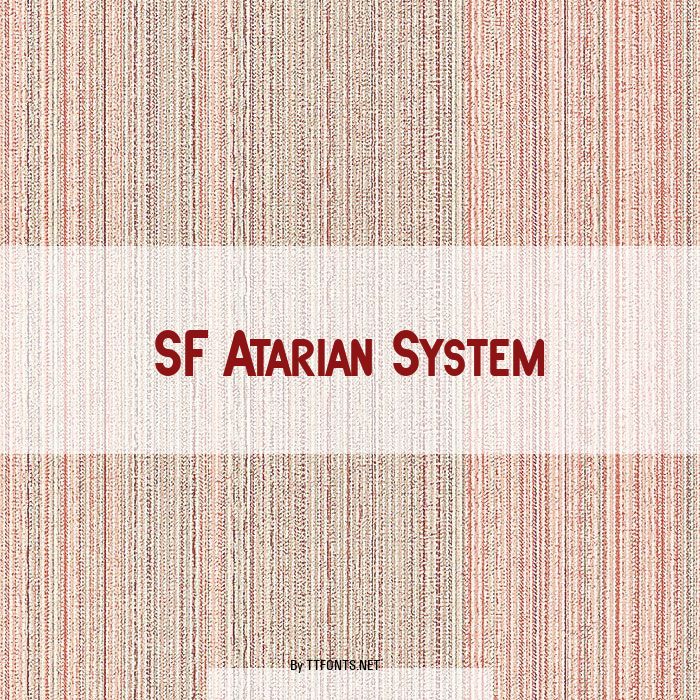 SF Atarian System example