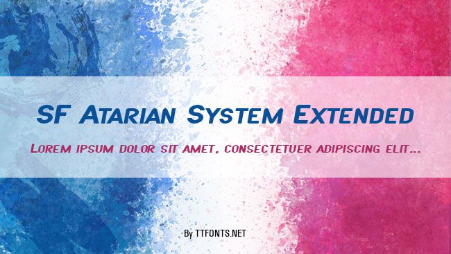 SF Atarian System Extended example