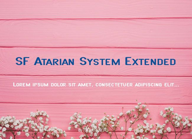 SF Atarian System Extended example