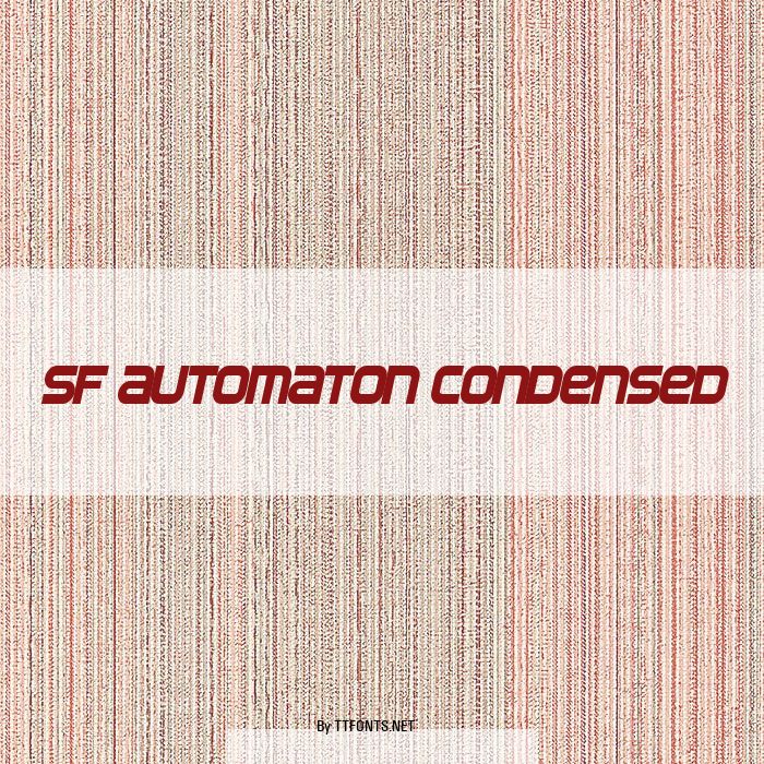 SF Automaton Condensed example