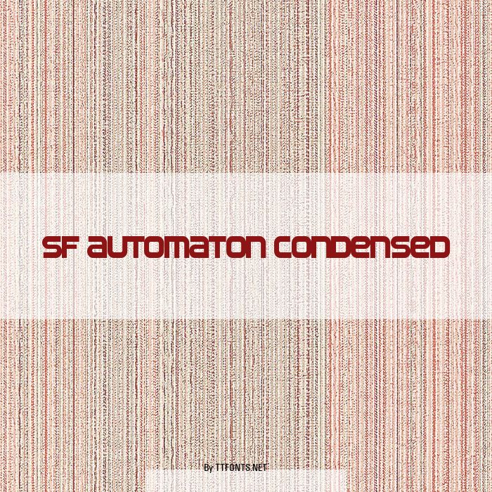 SF Automaton Condensed example