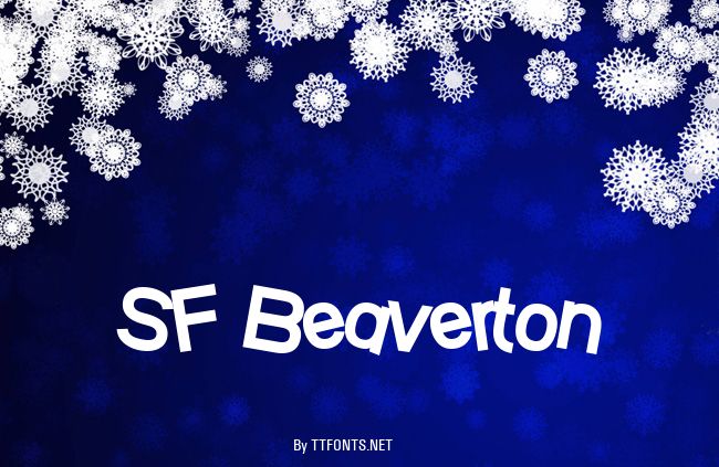 SF Beaverton example