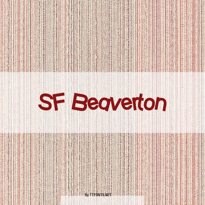 SF Beaverton example