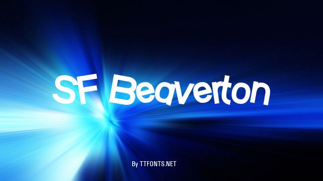 SF Beaverton example