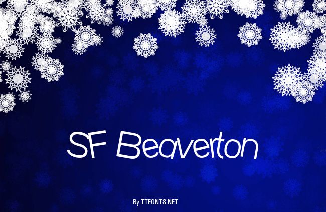 SF Beaverton example