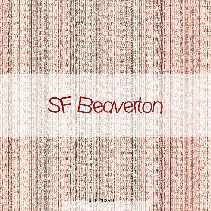 SF Beaverton example