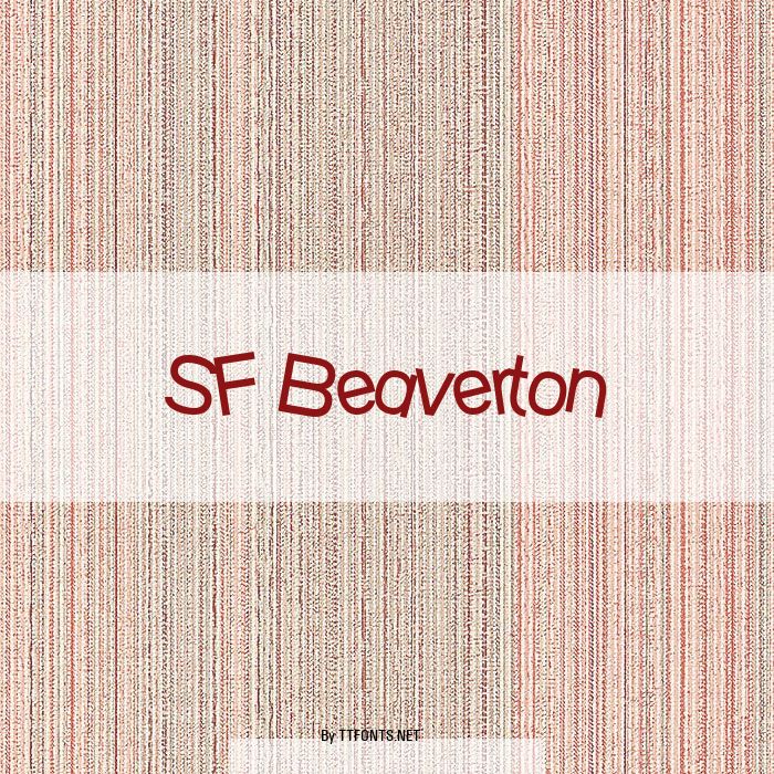 SF Beaverton example