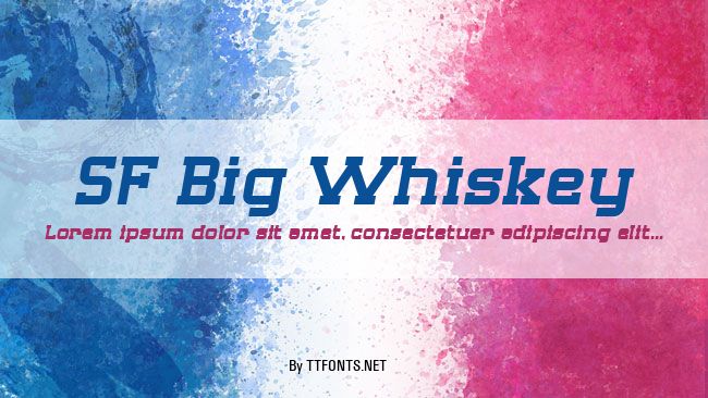 SF Big Whiskey example
