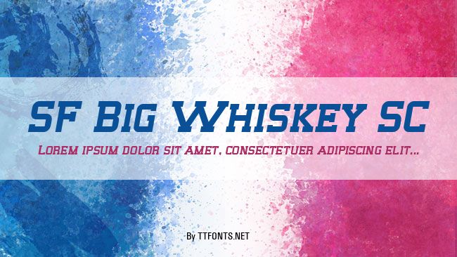 SF Big Whiskey SC example